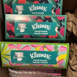 Hand Towels - 1 Box of 60 White Hand Towels in a Dispenser Box - Packaging may vary