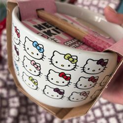 HELLO KITTY CHOPSTICK RAMEN BOWL