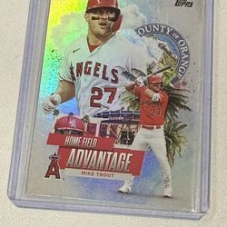 🚨 MIKE TROUT – HOME FIELD ADVANTAGE SSP 🚨
