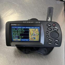 Garmin GPSMAP 295 010-00200-00 ColorMap Marine Aviation GPS 