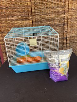 Hamster Cage & Food