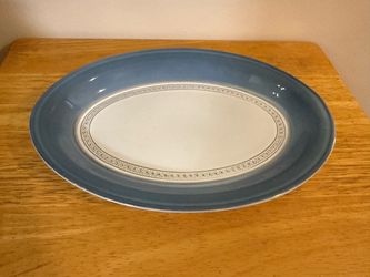 Denby Castile Blue Oval serving dish