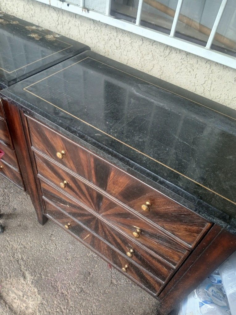 2 Brown Dressers