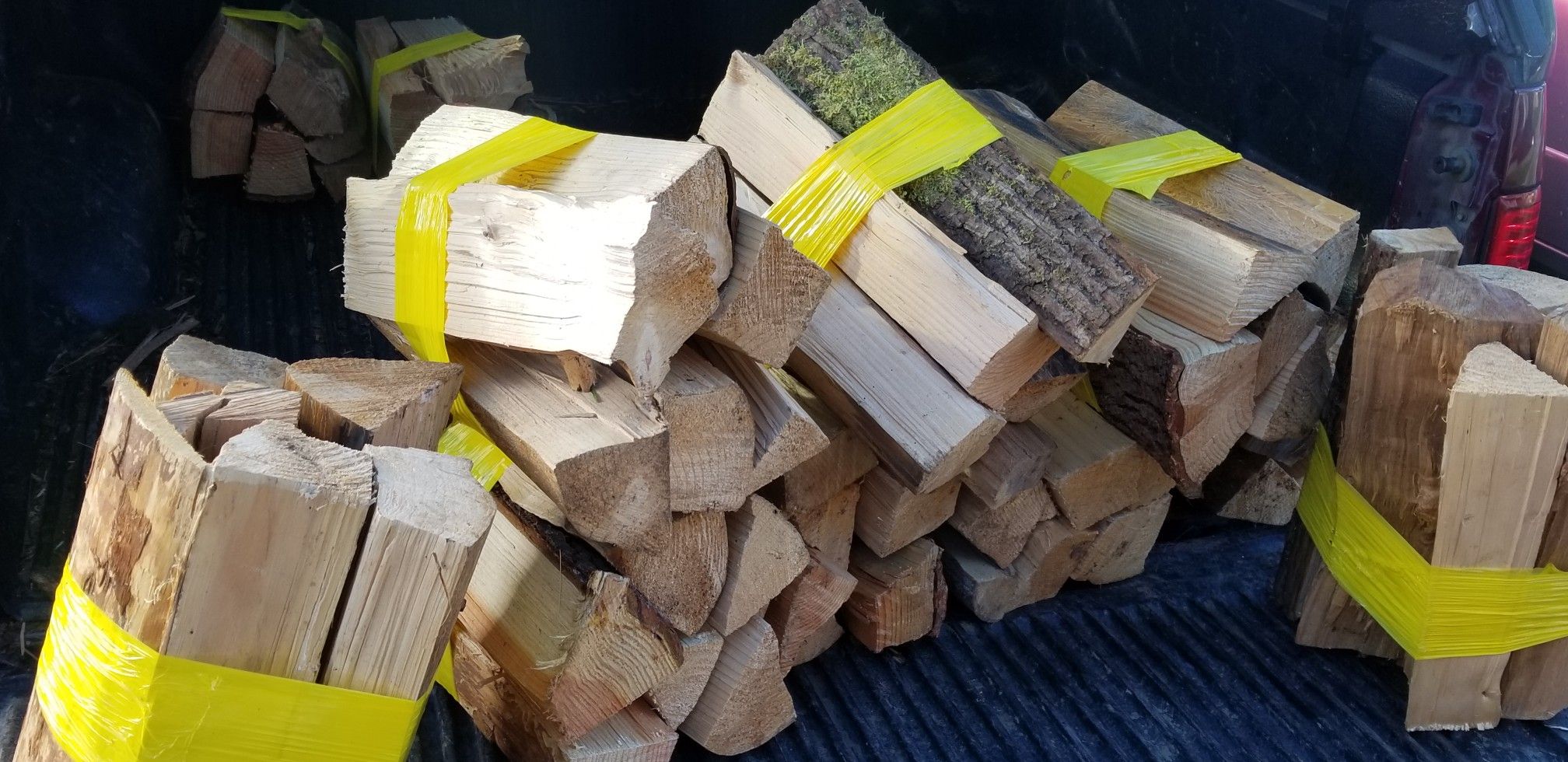 Bundles of dry-seasoned firewood (Ask about delivery)