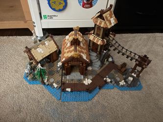 LEGO Viking village.