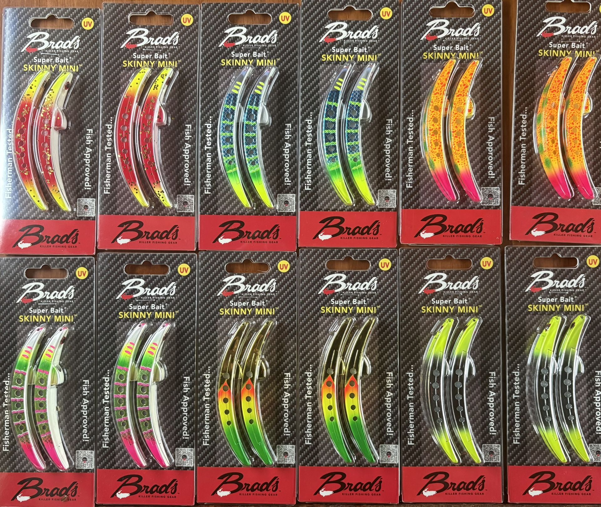 12 Brads Skinny Minis 2 Pk