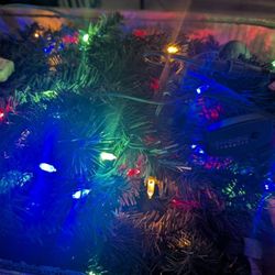 7.5 Ft Wesley Spruce LED Pre-Lit Xmas Tree ( NEW )