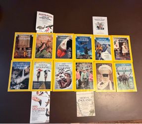 Vintage National Geographic Magazine Lot 1979