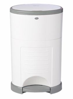 Dekor classic diaper pail white