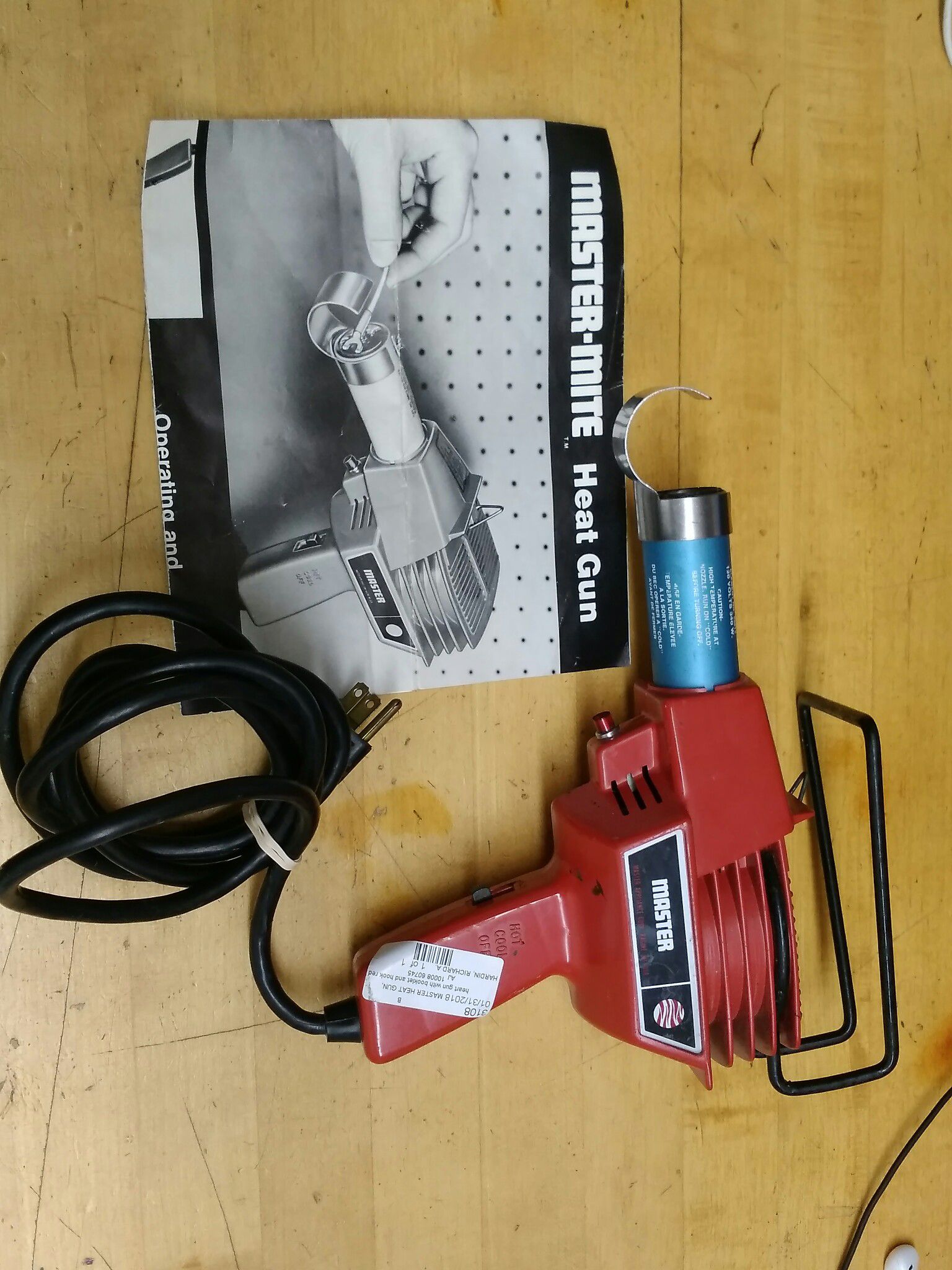 $49.99 - Master-Mite Heat Gun (mod.10008)