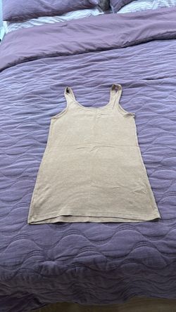 Beige Women's Tank Top