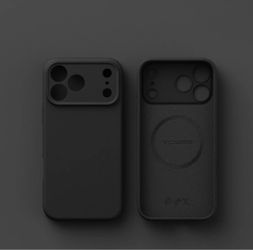 iPhone 17/18 pro max Black Silicone Mag Safe Case For iPhone 18 Pro Max Shockproof Soft Cover
