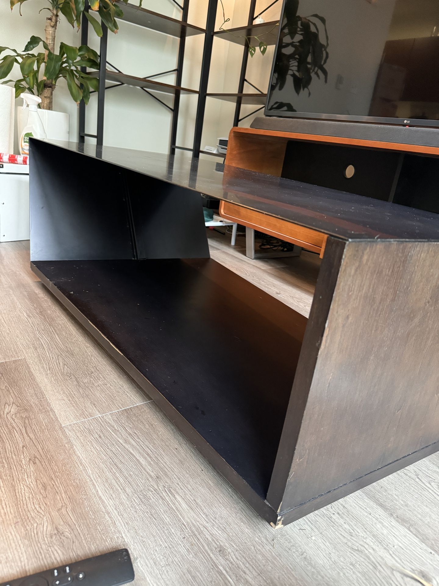 Sleek, Black Modern Coffee Table By Dania Furniture 