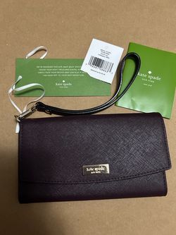 Kate Spade wristlet mahogany