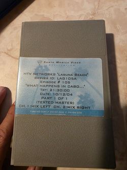MTV production tape