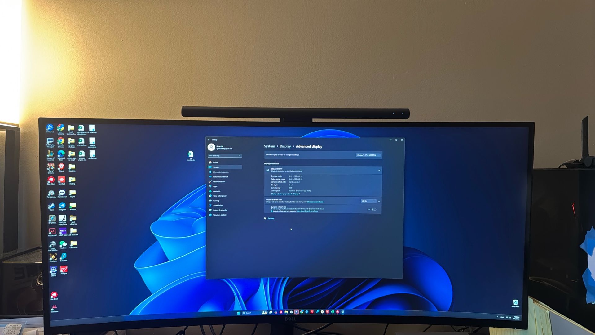 Dell U3818DW 38 Inch Ultra Wide Monitor 4k UHD 1600p LED-LIT