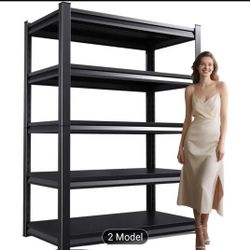77" Storage Shelving Unit 5- Tier Adjustable