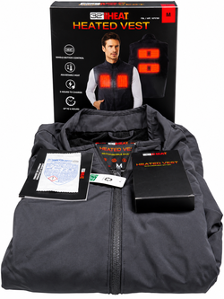32 Degrees Heat Heated Vest - Men's Medium Black