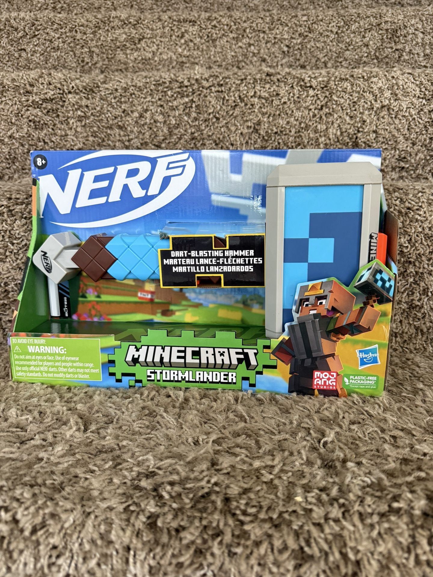 Nerf Minecraft Dart Blasting Stromlander Hammer