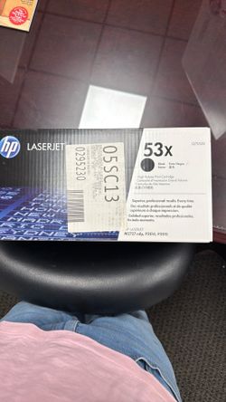 HP laser jet 53x black ink toner cartridge
