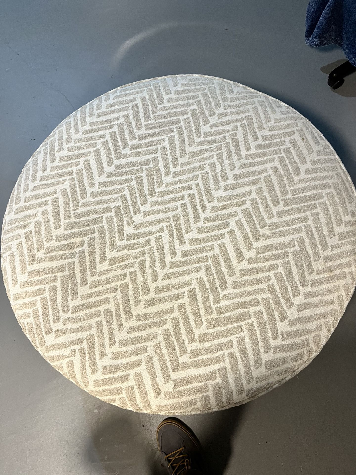 Circle Ottoman. 