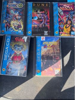 Sega cd games for sale or trade