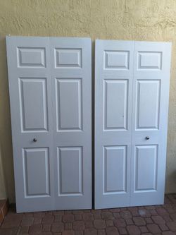 36"x 80" 6-Panel Bifold Closet Door