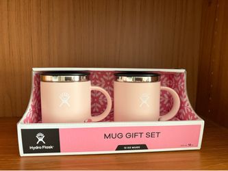Pair of pink Hydro Flask cups