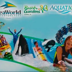2 Tickets For SeaWorld, Busch Gardens 