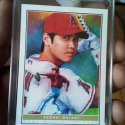 Shohei Ohtani Topps Artwork 