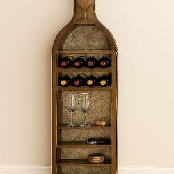 🍷 Seventh Avenue “Conversation Piece” Wine Rack – $145 (NEW in Box)