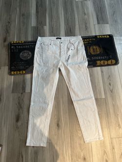 Purple Brand White Jeans with Tags