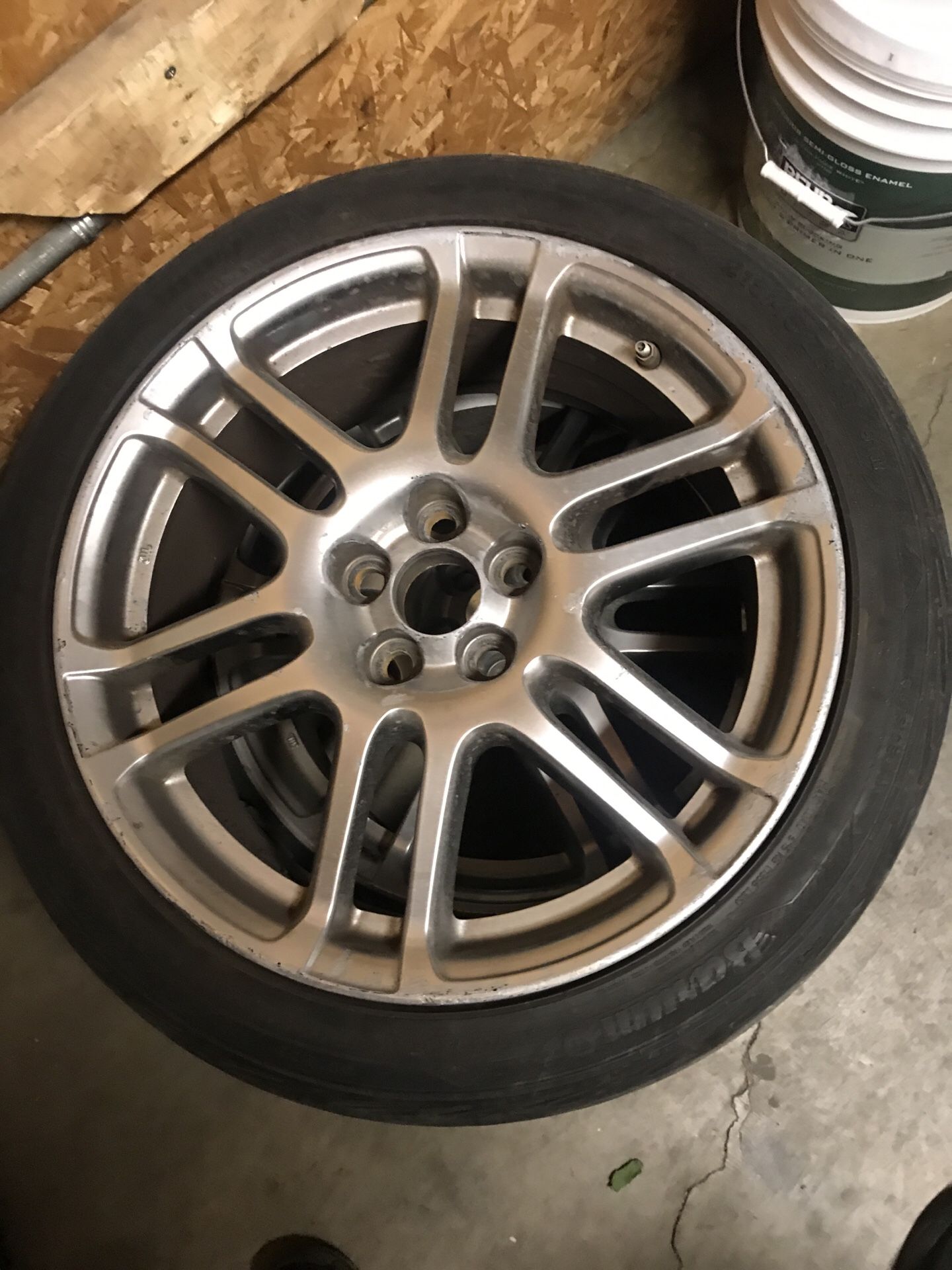 2007 Scion tC only 2 wheels