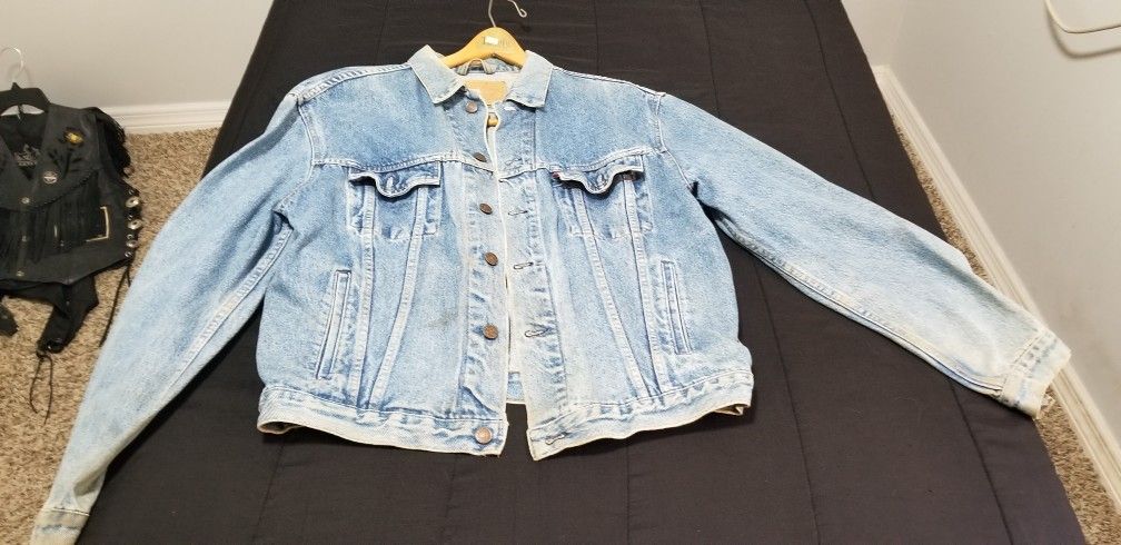 Womens Levi Jean Trucker Jacket