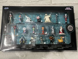 Disney THE NIGHTMARE BEFORE CHRISTMAS Nano Metal figures 20 Piece - 25th Anniversary