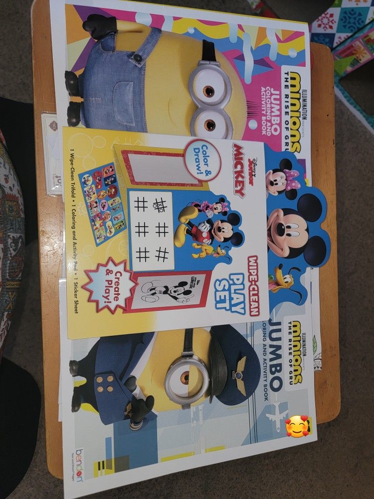 💖NEW ALL 3 COLOR ACTIVITY BOOKS FOR ONE PRICE