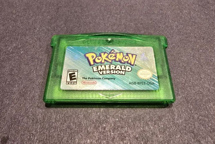 Pokemon Emerald Version GBA Game AUTHENTIC