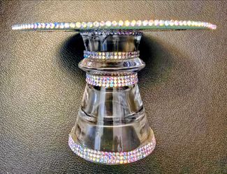 Candle holder new 3x4.5 in handmade