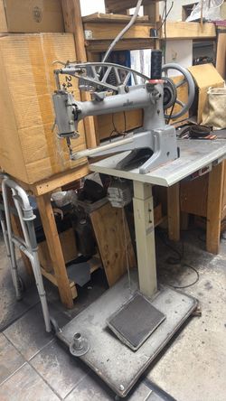 Adler Industrial Sewing Machine with Stand