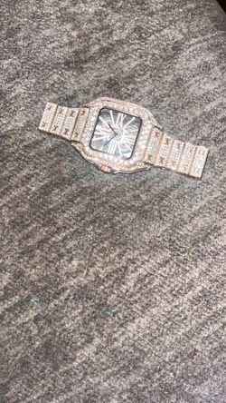 Rose gold watch
