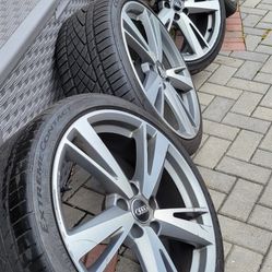 19" AUDI RS3 OEM WHEELS AND TIRES