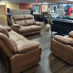 New Sofa And Loveseat In Comfortable Fabric