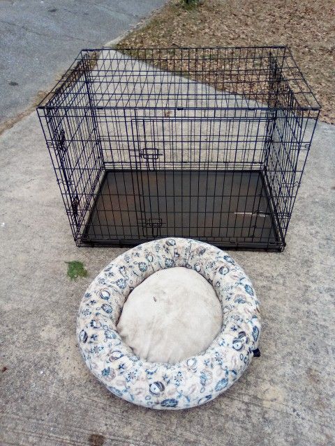 Large 42 Inch Cage +Pillow 35.00