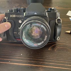 Vintage KS Film Camera with lenses and filters