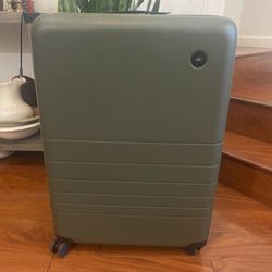 New Monos Large Suitcase In Olive Green 