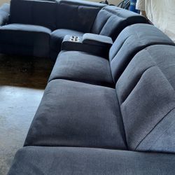 6 Pcs Sofa Sectional Automatic Recliner