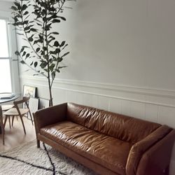RH Sorensen Leather Sofa 