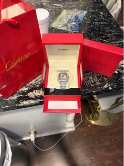 Bust down Cartier watch