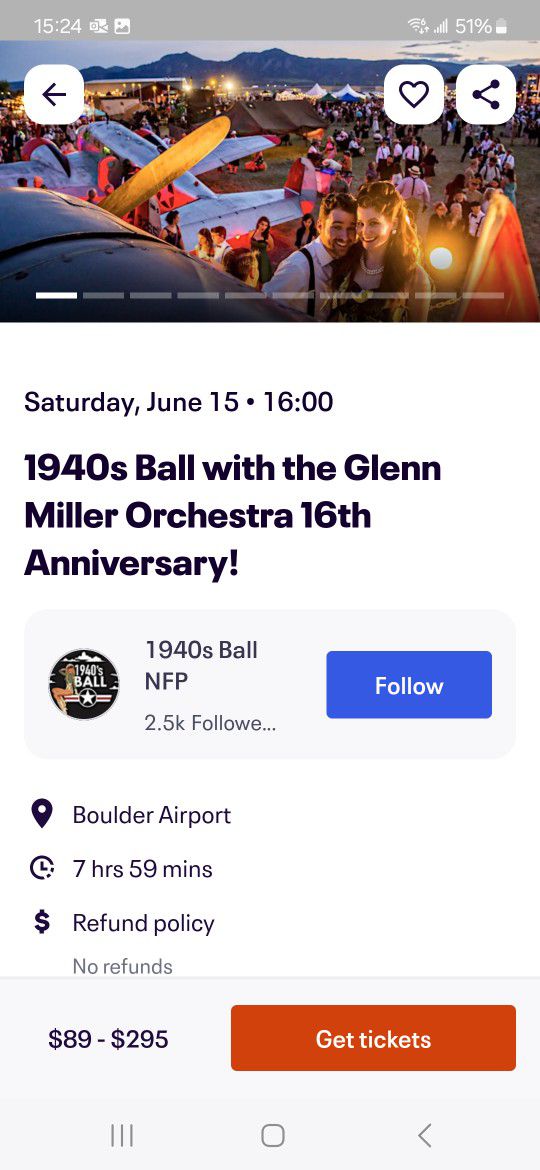 1940s Ball With The Glenn Miller Orchestra June 15th, 2024