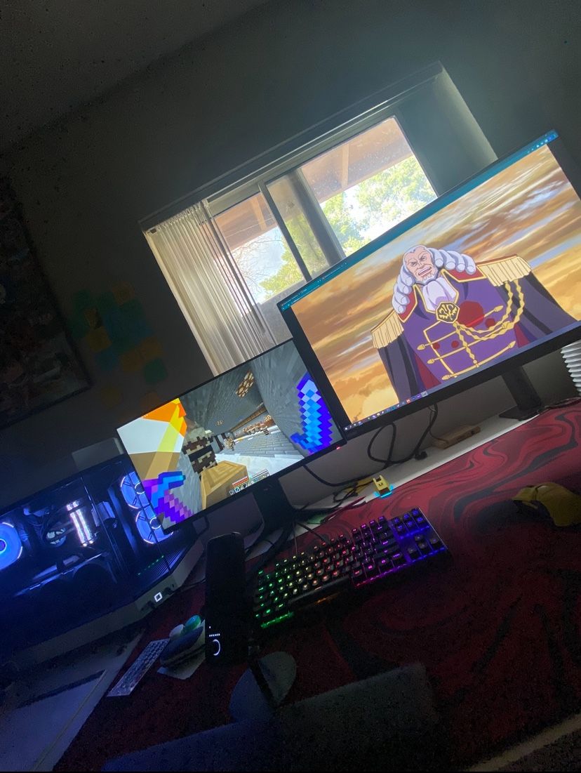 monitor + floating stand
